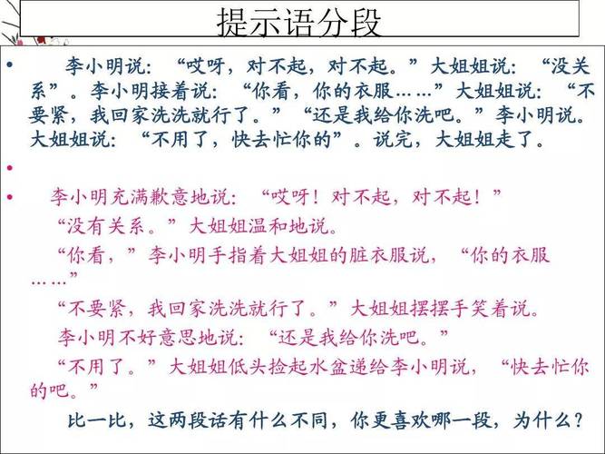 说完一句话的引号后面加逗号