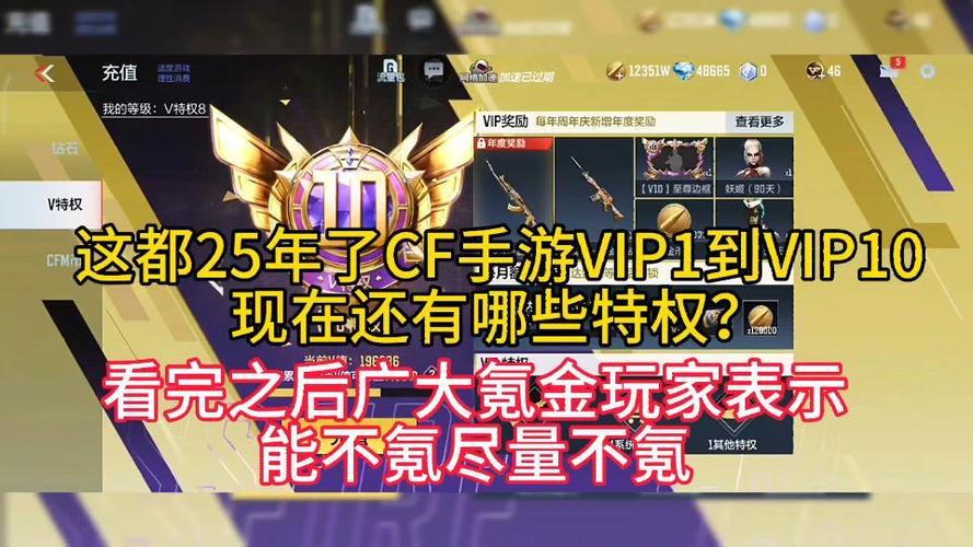 cf手游vip会掉吗