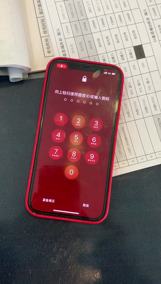 苹果手机向上轻扫打开