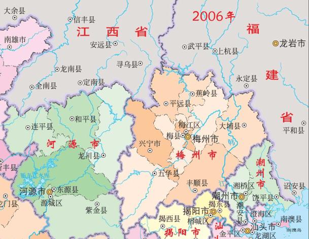 梅州城区地图全图高清版