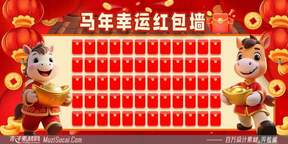 红包墙图标