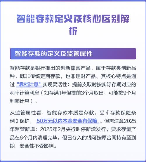 什么叫智能存款定期型