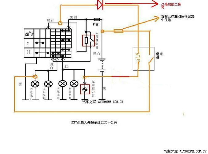 电瓶车远光灯和近光灯原理