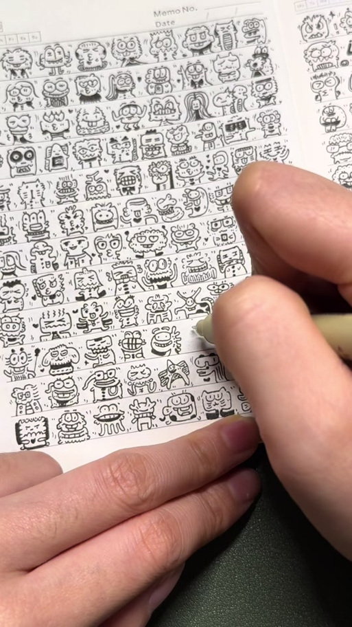 q版小鼻嘎简笔画