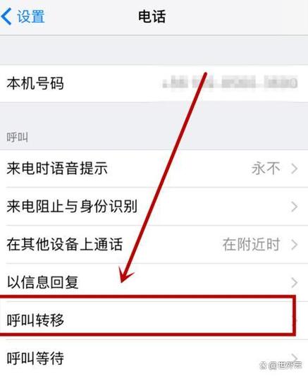 接到呼叫转移的陌生电话