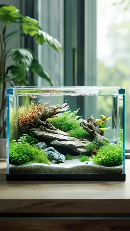 小鱼缸造景图标