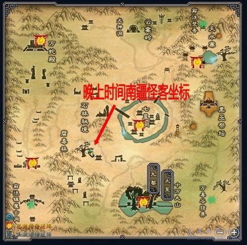 诛仙神秘藏宝图隐藏任务找到酒图标