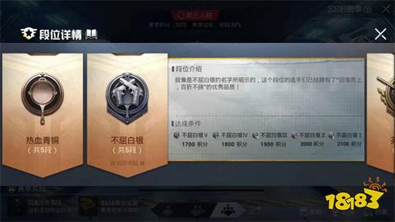 和平精英的分是怎么算的