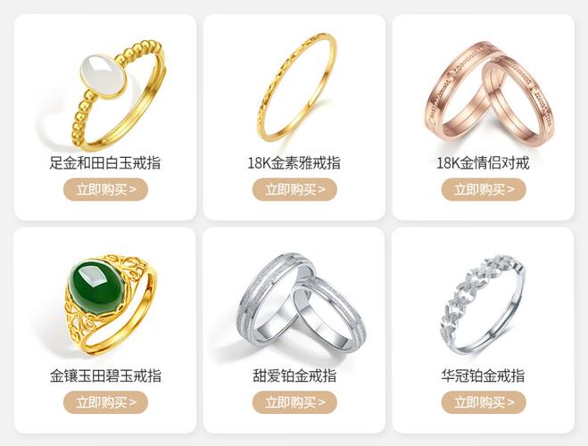 白金戒指图片及价格