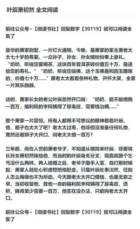 叶辰萧初然最新全部目录小说图标