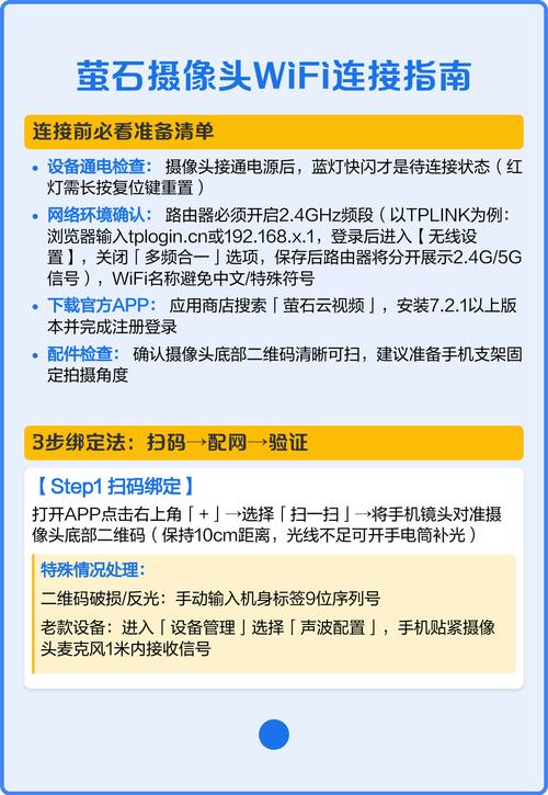 萤石摄像头连接wifi怎么安装缩略图