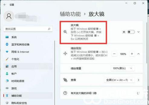 苹果平板放大镜怎么取消