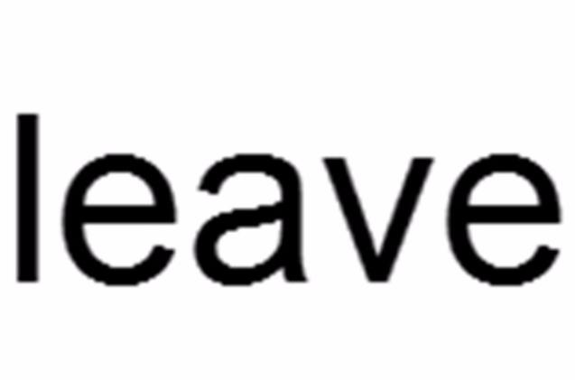 leave的中文意思