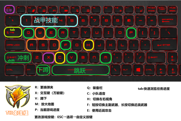 warframe键位说明