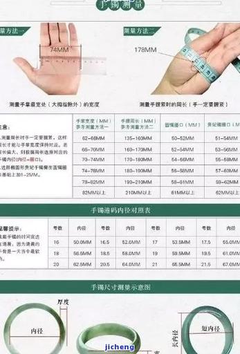 手镯外径尺寸对照表图标