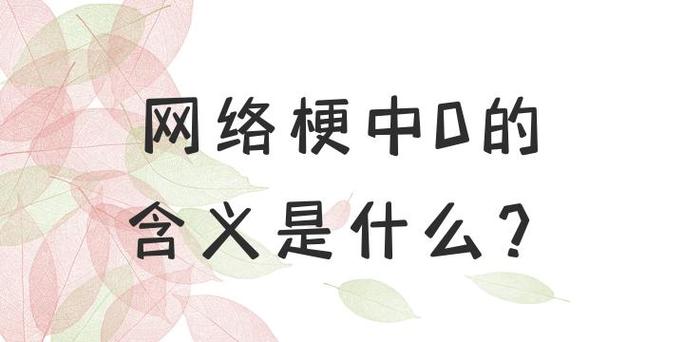 0是什么意思网络语言缩略图