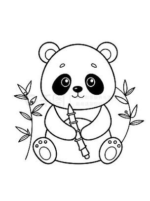 大熊猫简笔画简单又好看