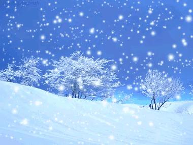 雪花雪花白白的雪花从天空飘下