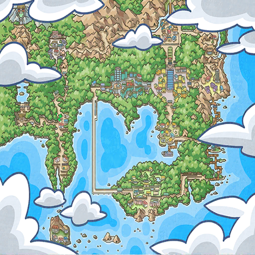 宝可梦关都地区地图截图