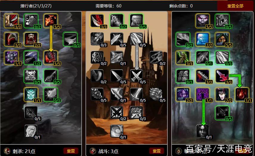 魔兽60盗贼pk连招