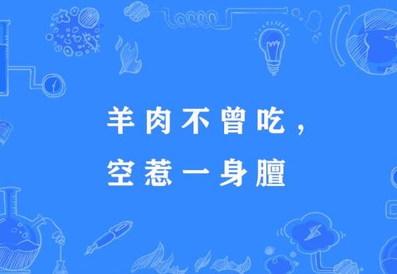羊肉没吃上惹了一身骚是什么意思