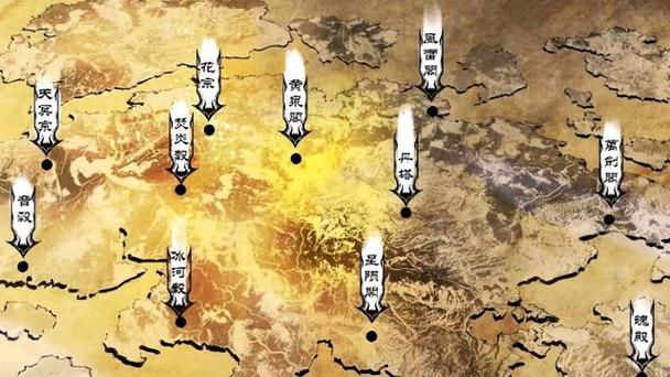 斗破苍穹势力分布图