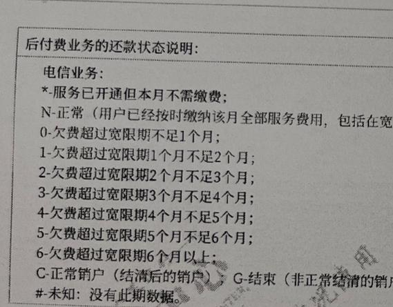 电信不交费影响征信吗