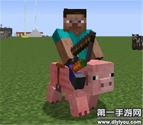 我的世界怎么骑猪手机版