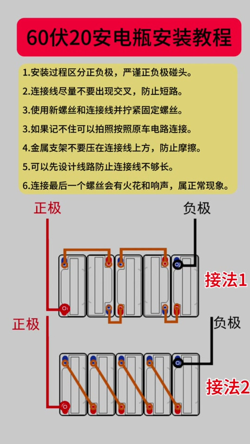 电动车电池连线图截图