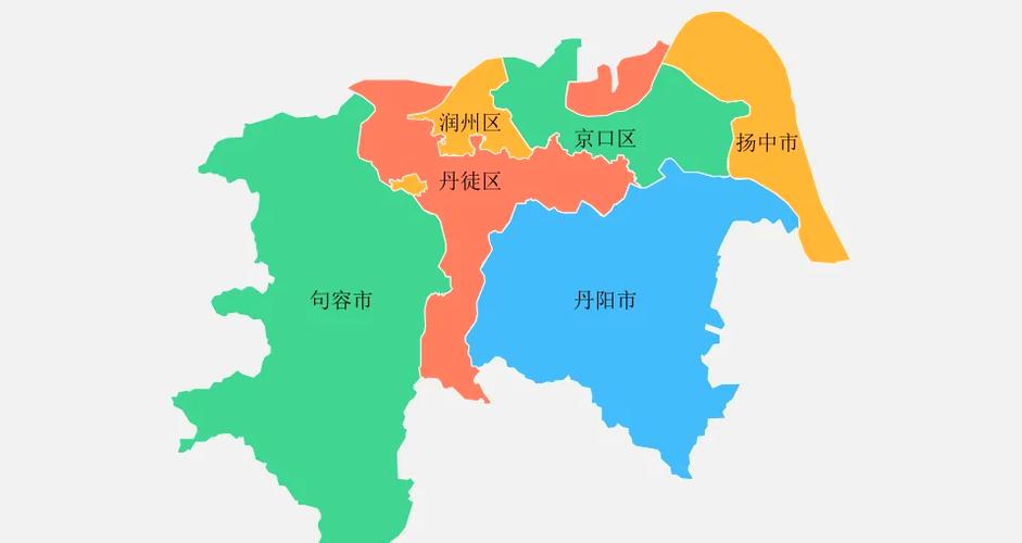 镇江行政区划图游戏截图
