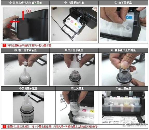 epson打印机加墨水步骤图
