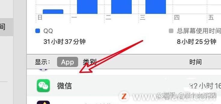 查看屏幕使用时间