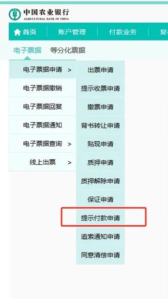 电子承兑提示付款是什么