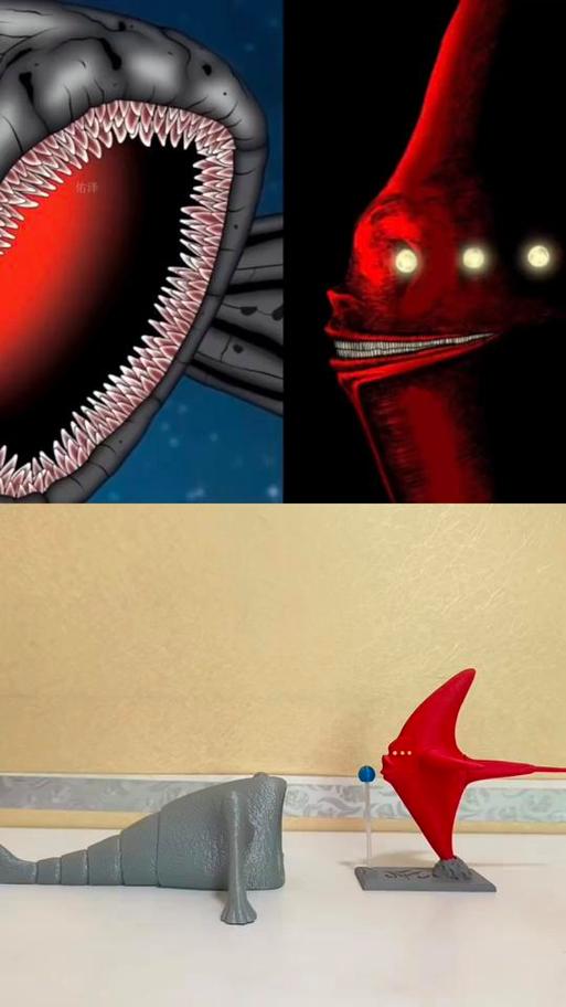 宇宙红鱼vs宇宙蓝鱼