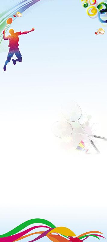 羽毛球背景图100张