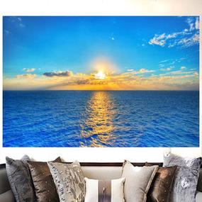 海景画适合挂客厅吗