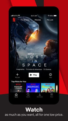 手机看netflix