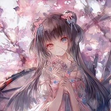 樱花古风动漫少女图片