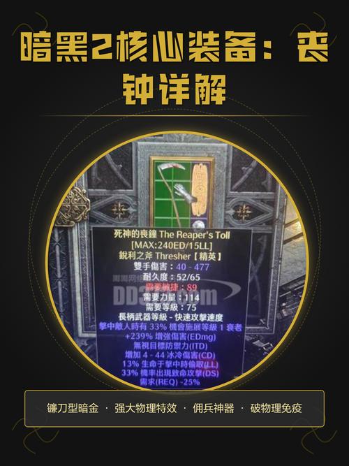 暗黑2丧钟能打孔吗