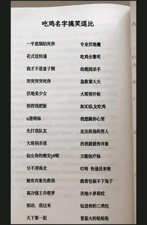 吃鸡网名带符号缩略图