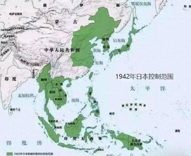 日本侵占东南亚领土