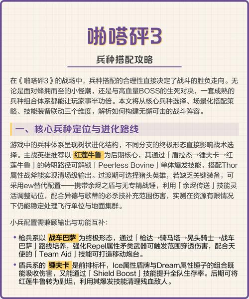 啪嗒砰3最强阵容图文详解