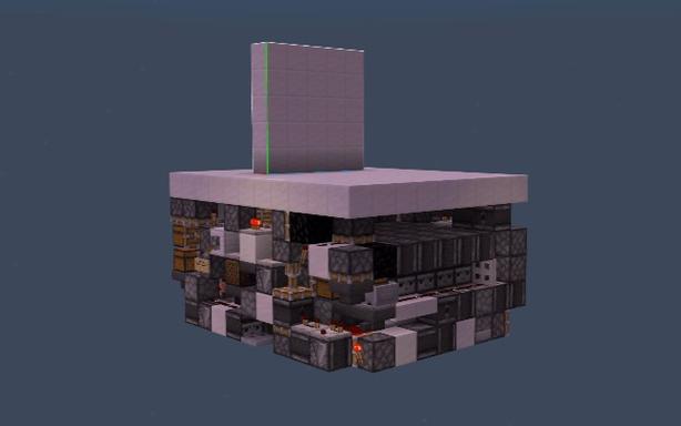 我的世界5×5活塞门