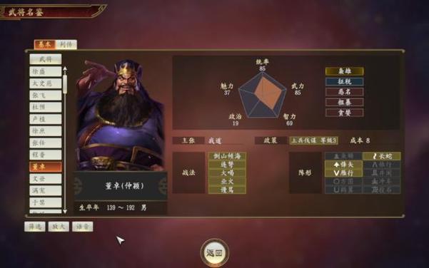三国志14称霸战记奖励武将