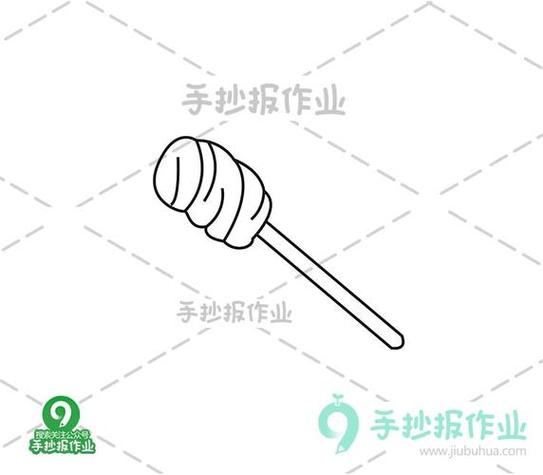 麦芽糖简笔画图标