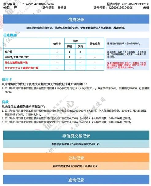 央行信用查询