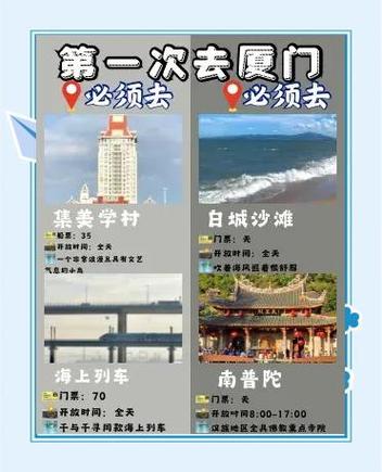 厦门游玩攻略5天4晚