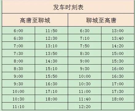 济南长途汽车站发车时刻表截图