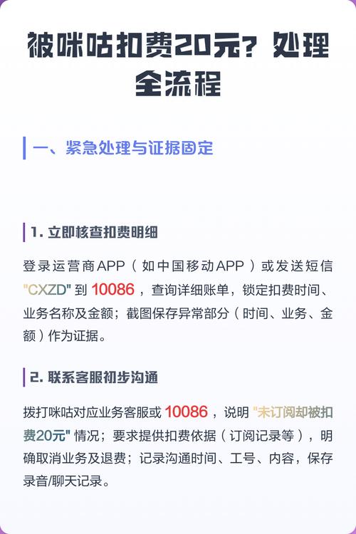 咪咕强制扣费20元怎么办