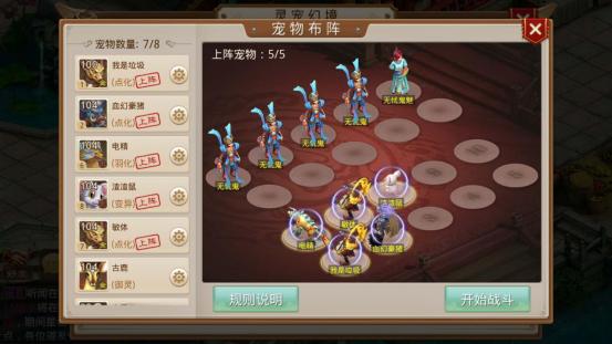 问道灵宠幻境站位攻略